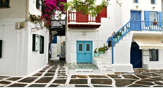 houses at mykonos