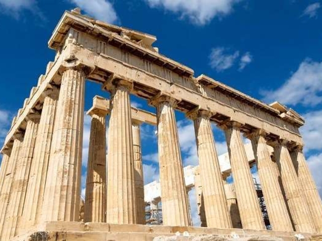 Parthenon on the Acropolis in Athens
