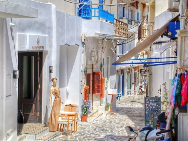 naxos old town